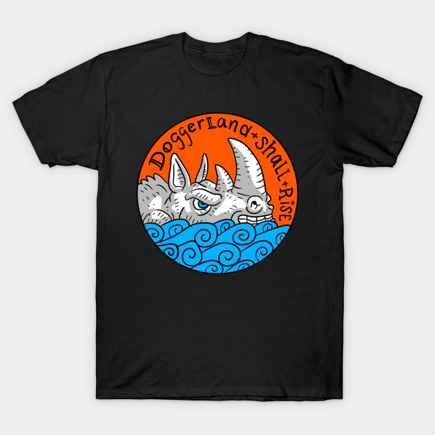 doggerland polder. archeology becomes a country. north sea land shall rise. T-Shirt by JJadx